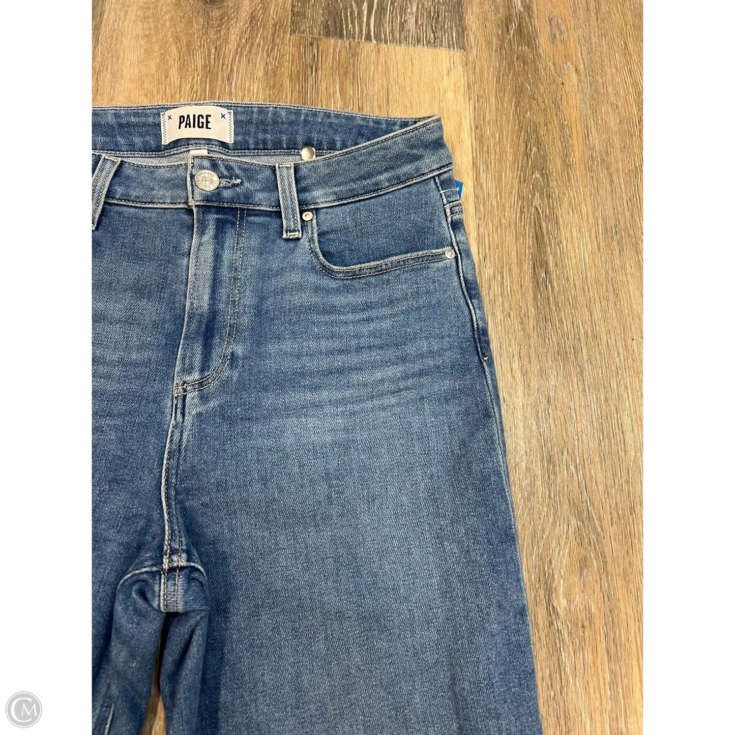 Jeans Straight By Paige In Blue Denim, Size: 8/29