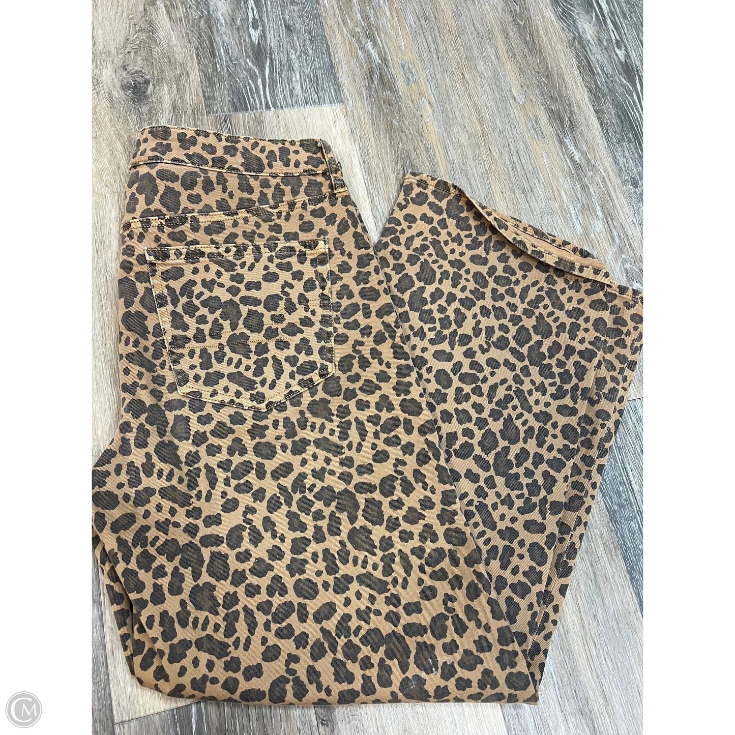 Jeans Wide Leg By American Eagle In Animal Print, Size: 8l