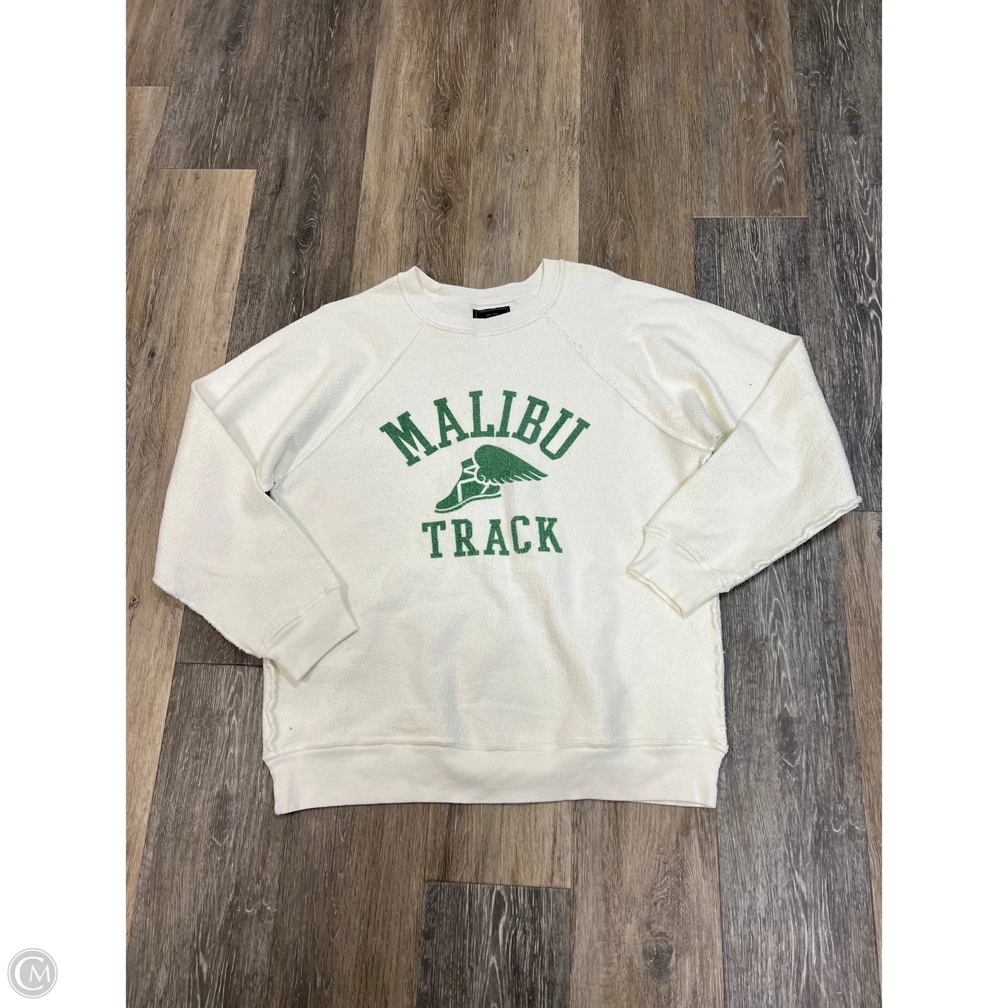 Sweatshirt Crewneck By Retrobrand In White, Size: S