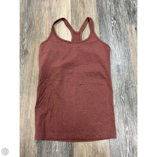 Athletic Tank Top By Lululemon In Brown, Size: 8