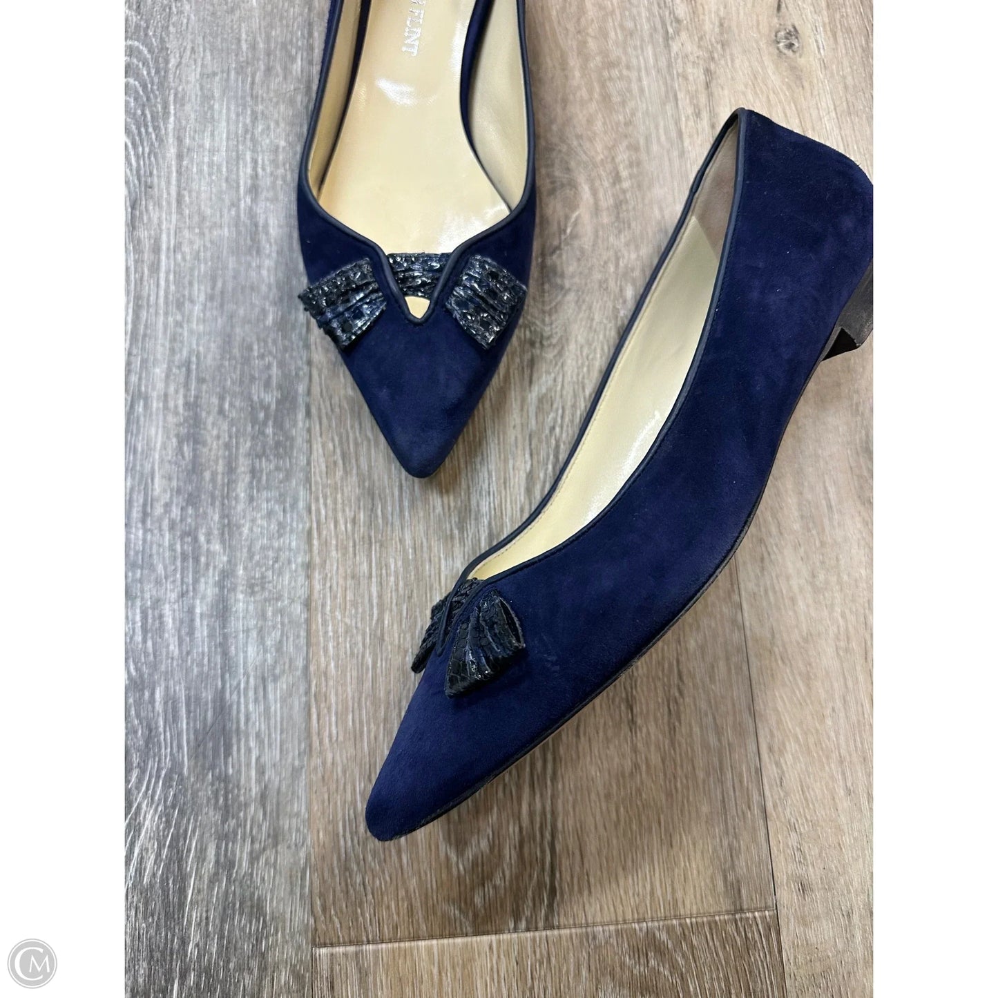 Shoes Flats By Sarah Flint In Navy, Size: 7.5