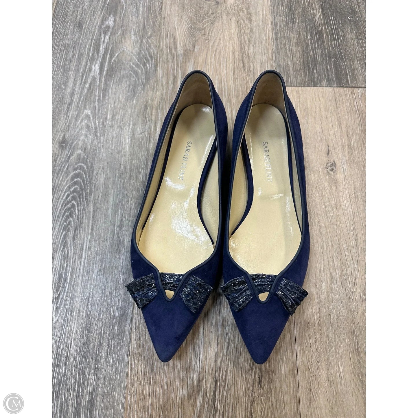 Shoes Flats By Sarah Flint In Navy, Size: 7.5