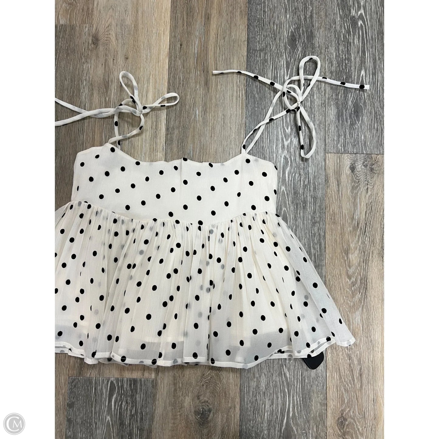 Top Sleeveless By Sofie the Label In Polkadot Pattern, Size: S