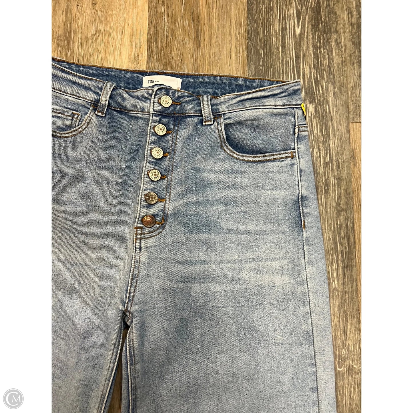 Jeans Wide Leg By TNR In Blue Denim, Size: 12/31