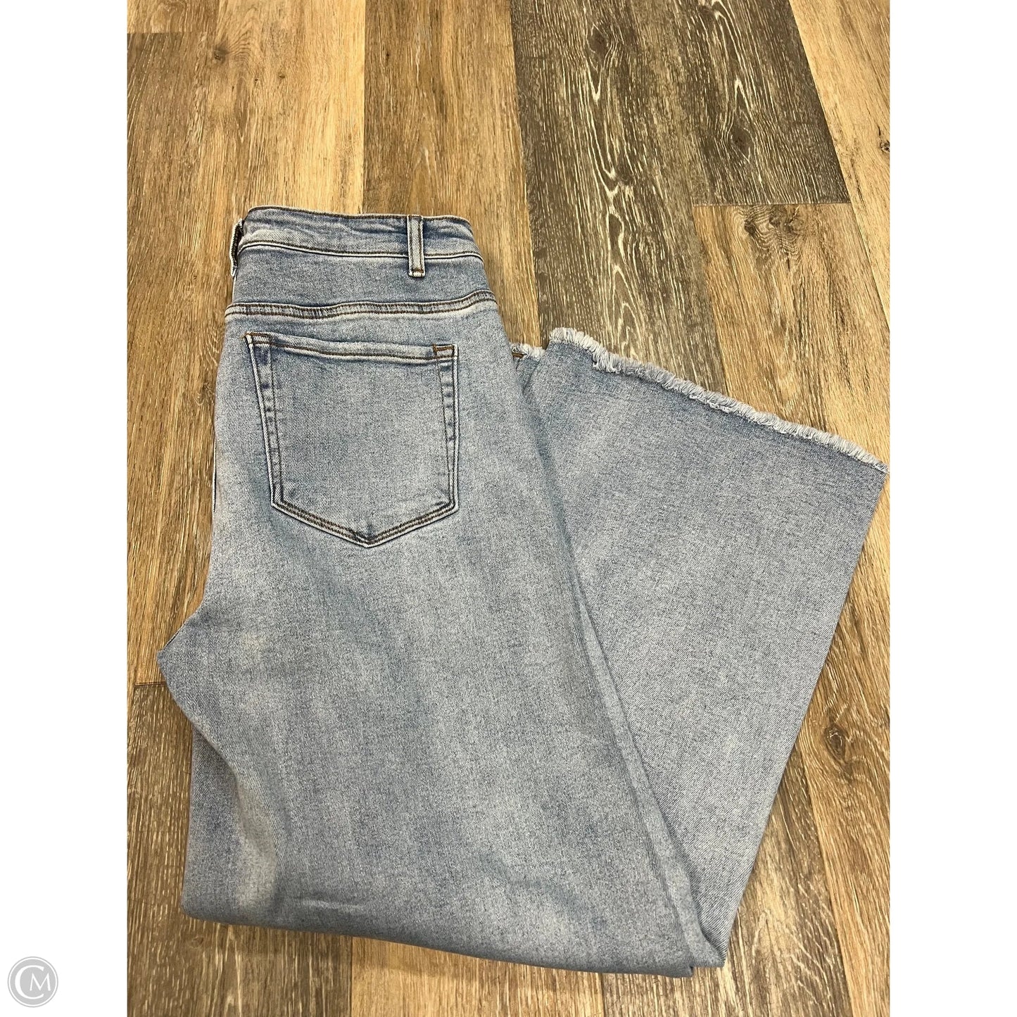 Jeans Wide Leg By TNR In Blue Denim, Size: 12/31