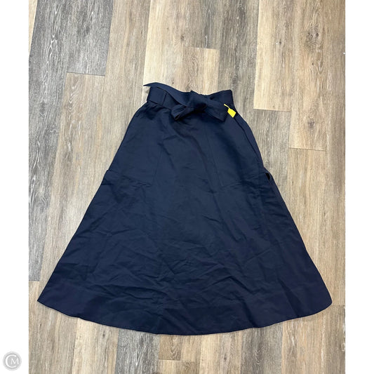 Skirt Maxi By Banana Republic In Navy, Size: S