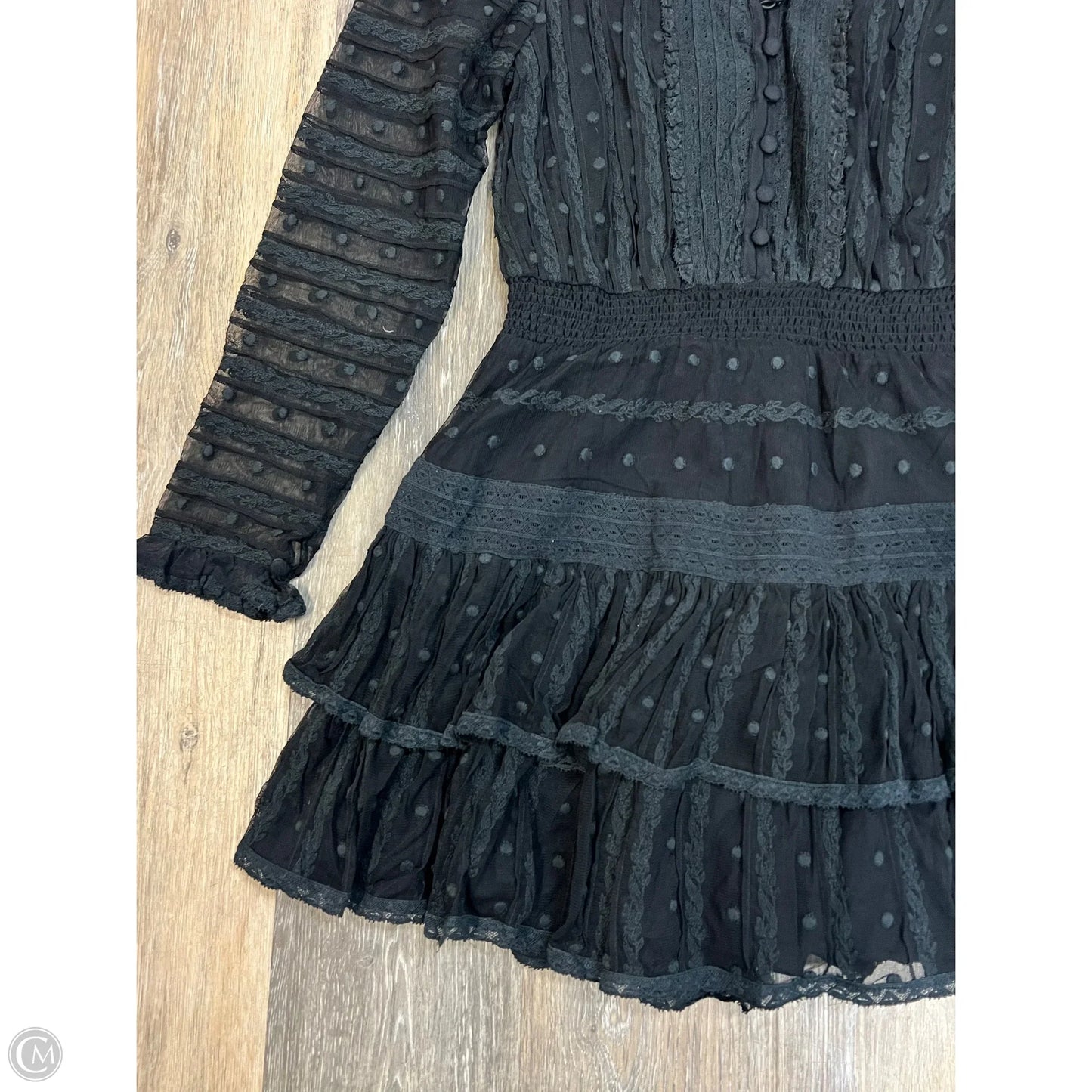 Dress Designer By Loveshackfancy In Black, Size: S