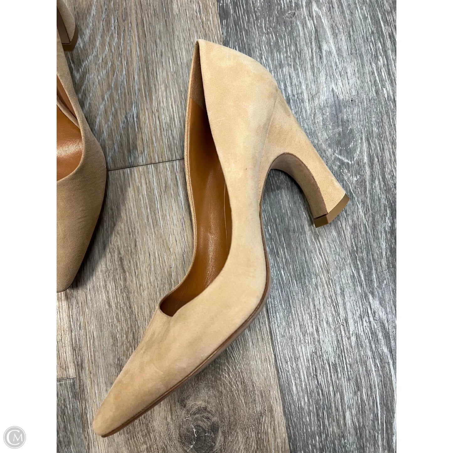 Shoes Luxury Designer By Chloe In Cream, Size: 8/38