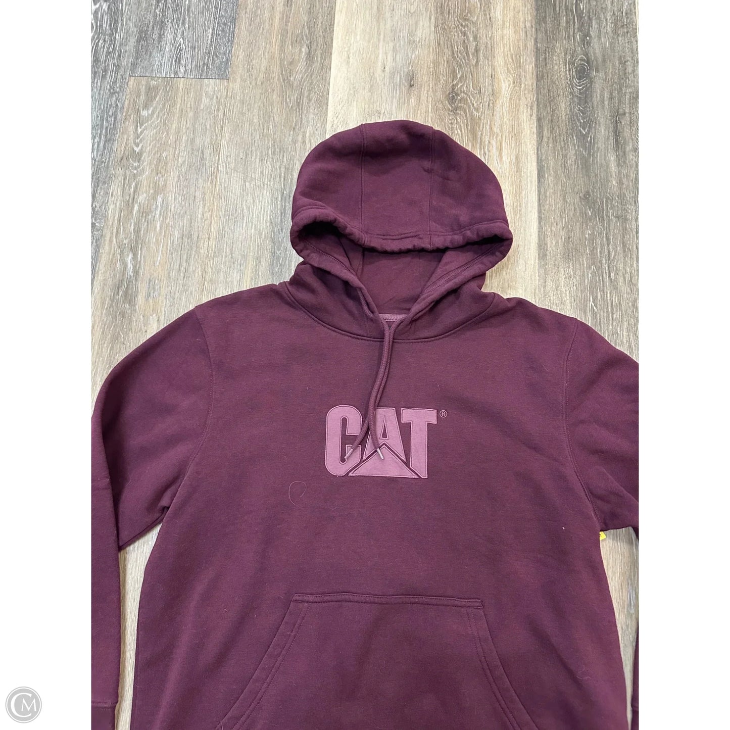 Sweatshirt Hoodie By CAT In Purple, Size: L