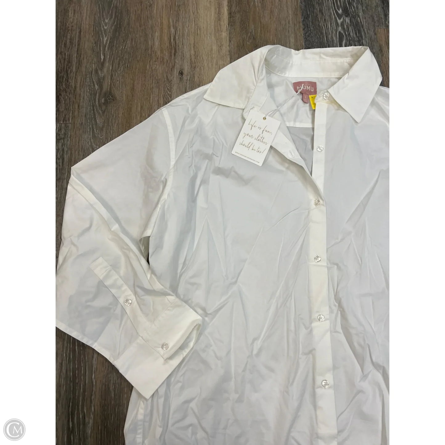 Tunic Long Sleeve By Show Me Your Mumu In White, Size: L