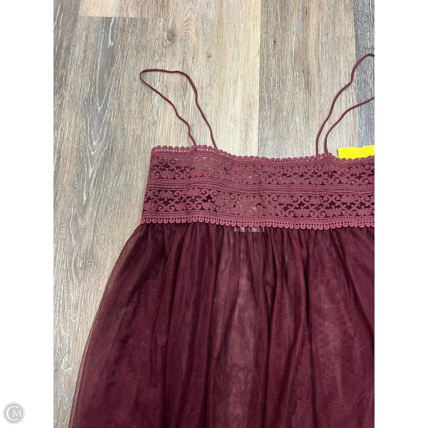 Dress Casual Short By Free People In Maroon, Size: S
