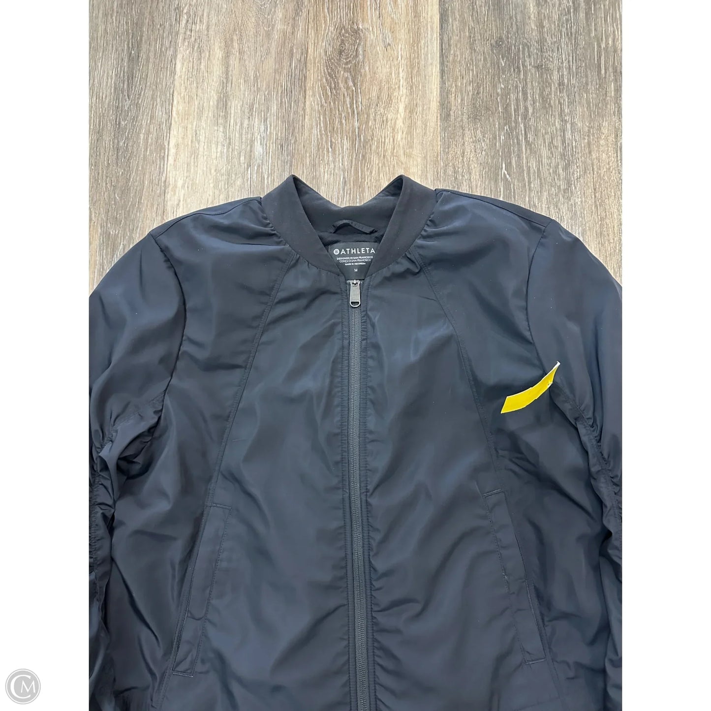 Athletic Jacket By Athleta In Black, Size: M