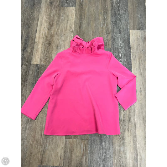 Blouse Long Sleeve By Tuckernuck In Pink, Size: S