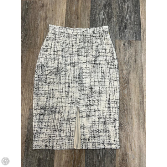 Skirt Midi By Lk Bennett In Cream, Size: 4