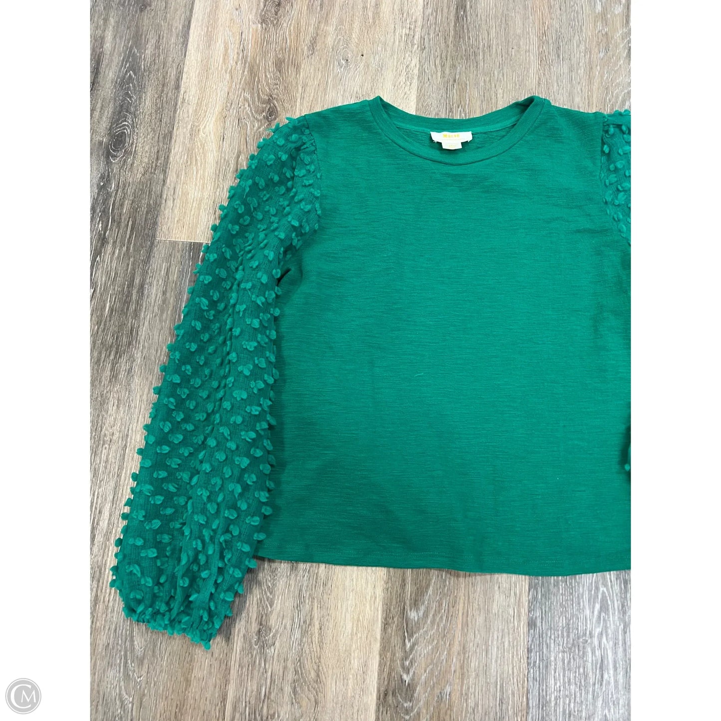 Blouse Long Sleeve By Maeve In Green, Size: Xs