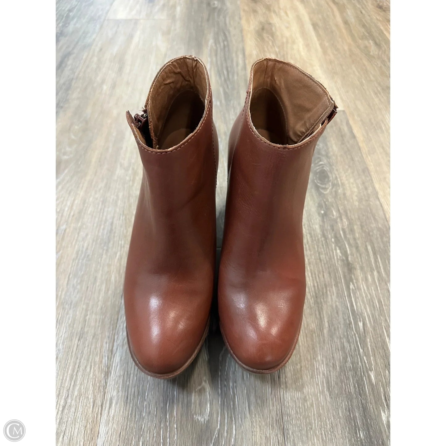Boots Ankle Heels By Kelsi Dagger In Brown, Size: 7