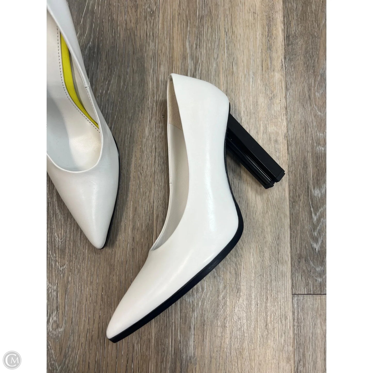 Shoes Designer By Tory Burch In Black & White, Size: 6.5