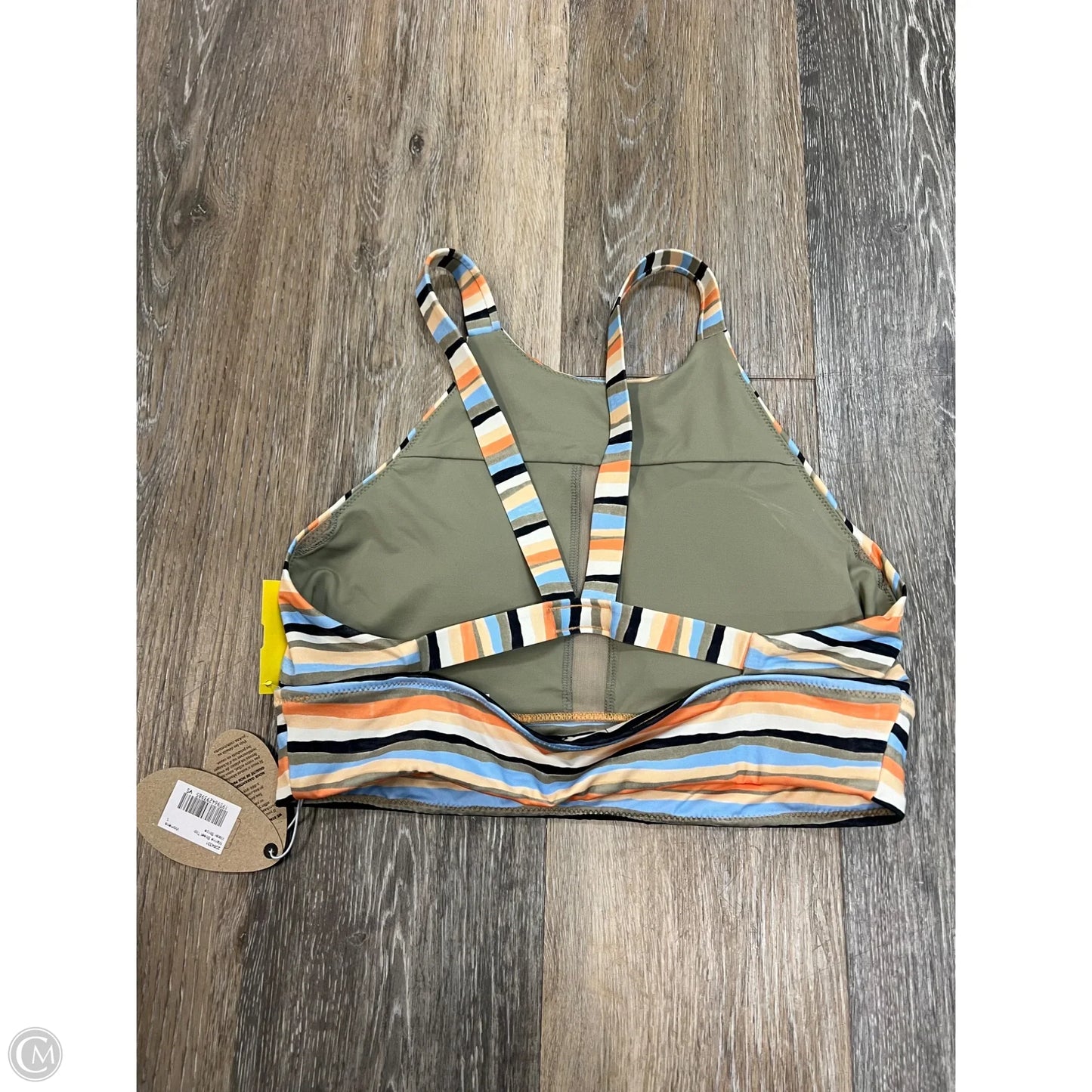 Swimsuit Top By Prana In Striped Pattern, Size: S