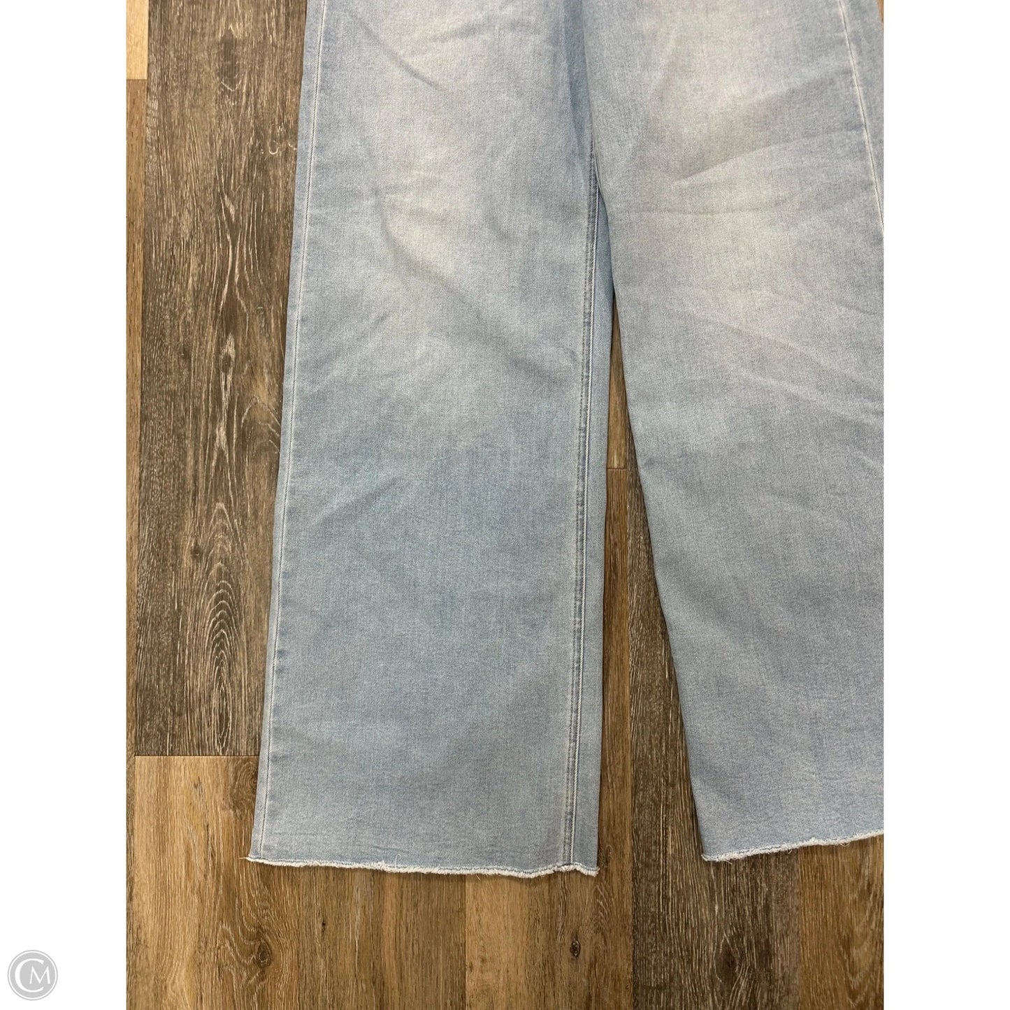 Jeans Wide Leg By Vervet In Blue Denim, Size: 12