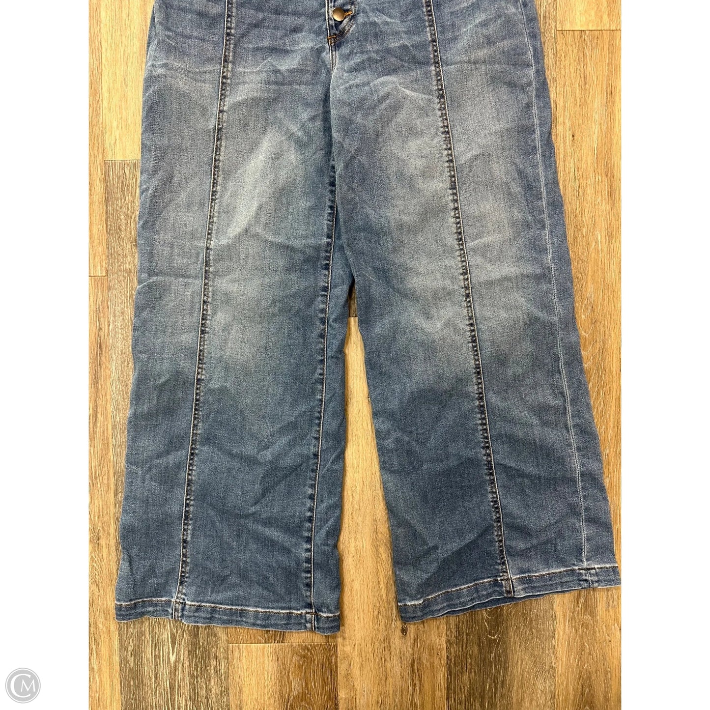 Jeans Wide Leg By Kut In Blue Denim, Size: 10
