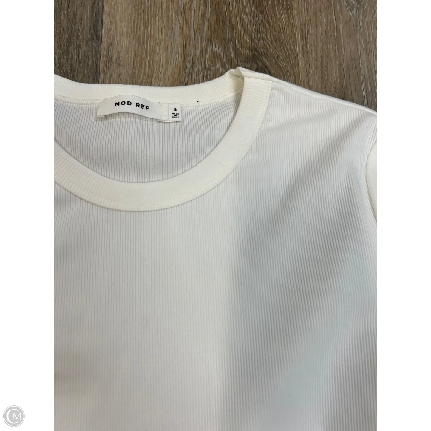 Top Long Sleeve By Mod Ref In White, Size: S