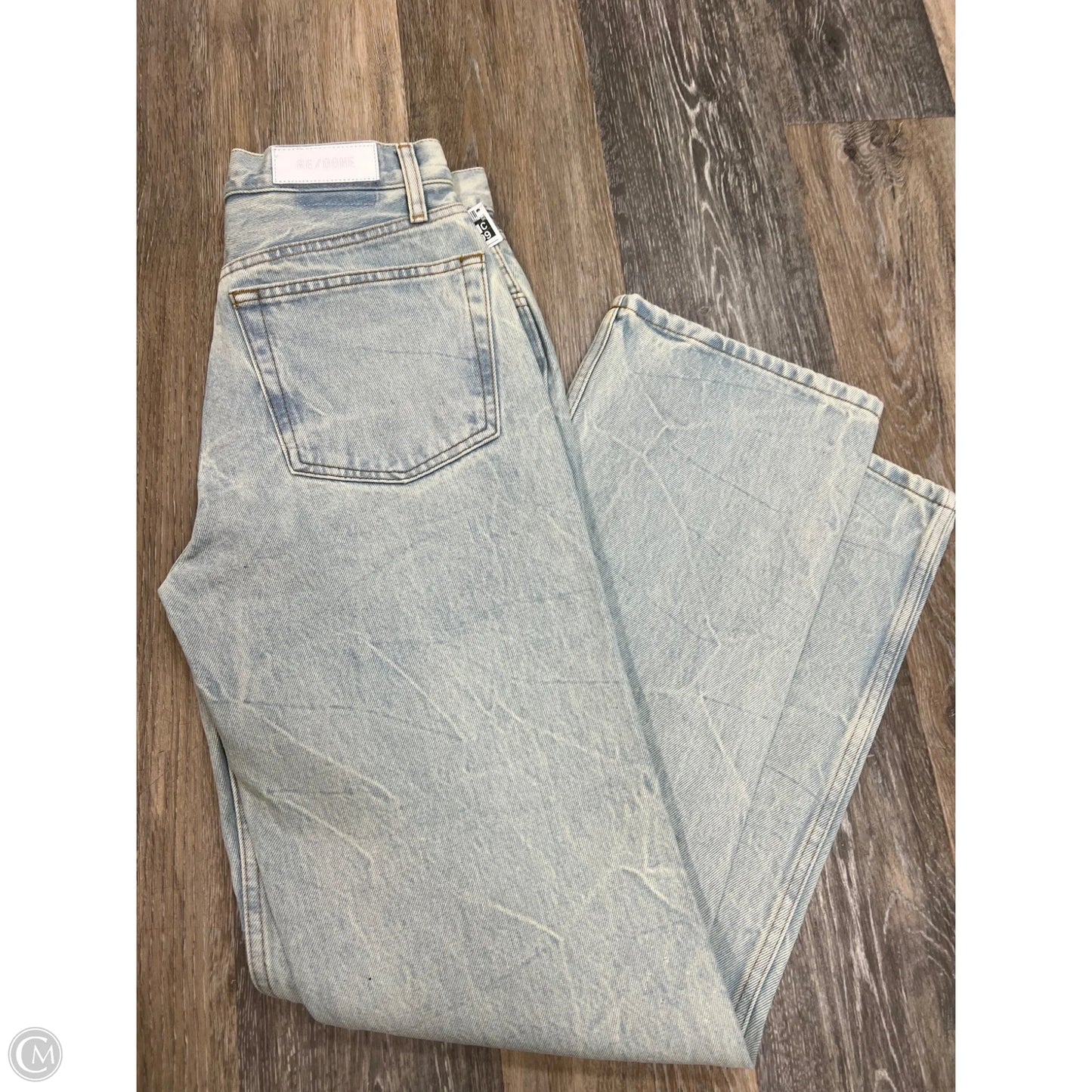 -Jeans Straight By Re/Done In Blue Denim, Size: 2/26