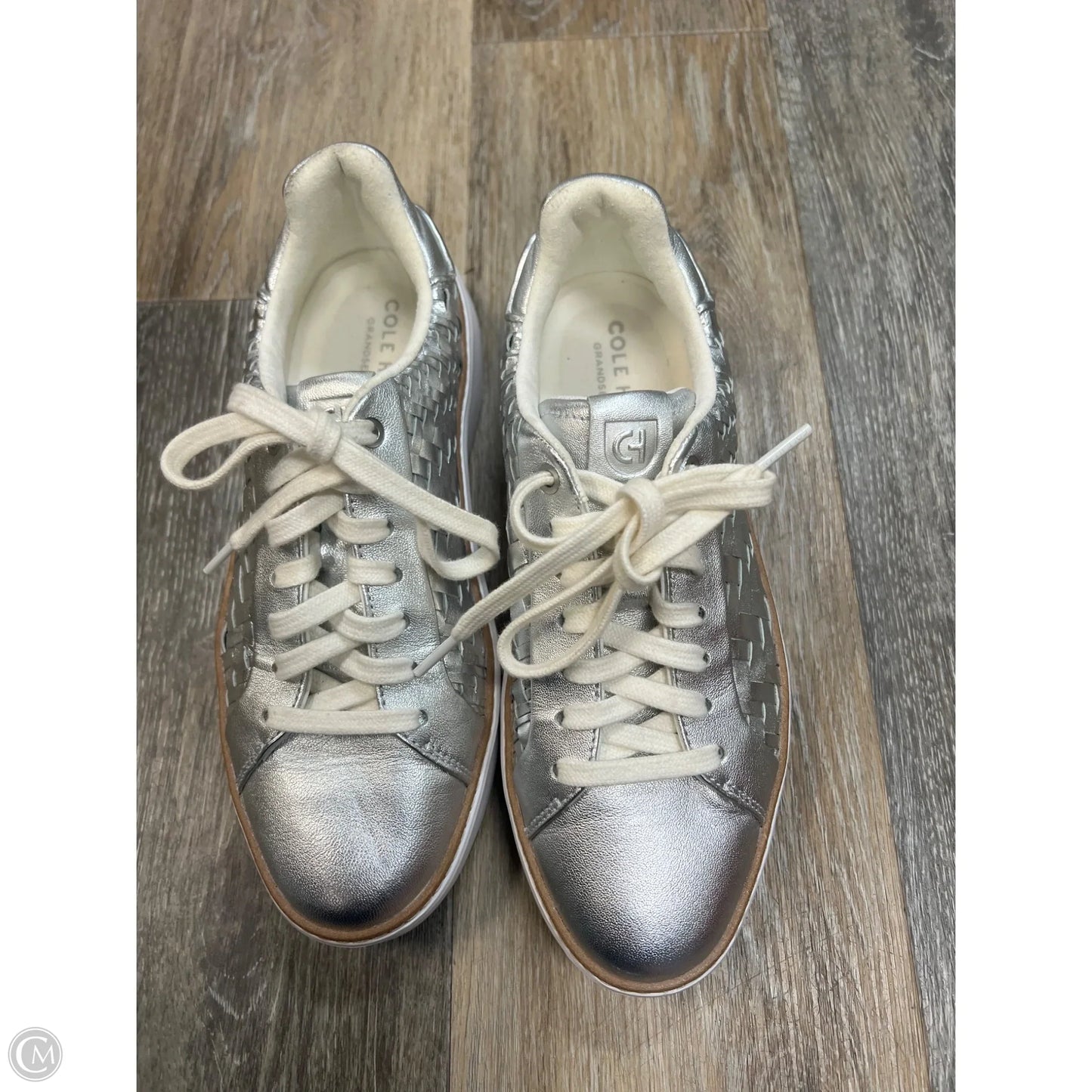 Shoes Sneakers By Cole-haan In Silver, Size: 7