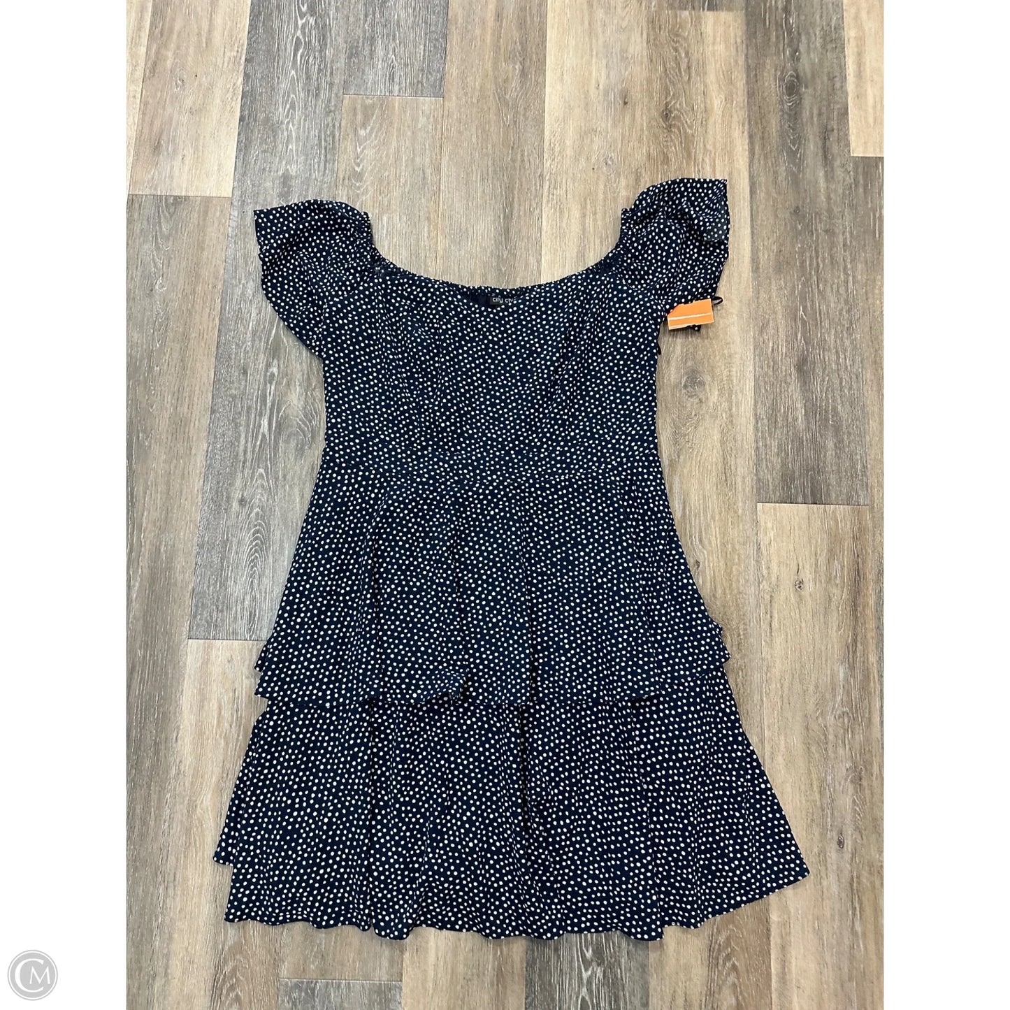 Dress Casual Short By City Chic In Polkadot Pattern, Size: 16