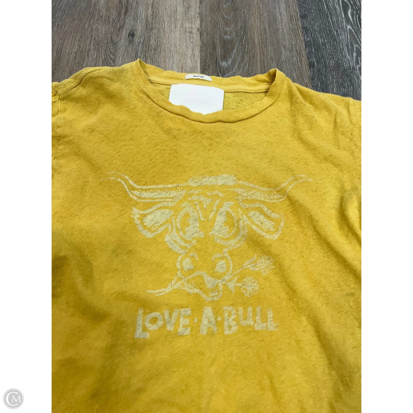 Top Short Sleeve By Mother In Yellow, Size: S