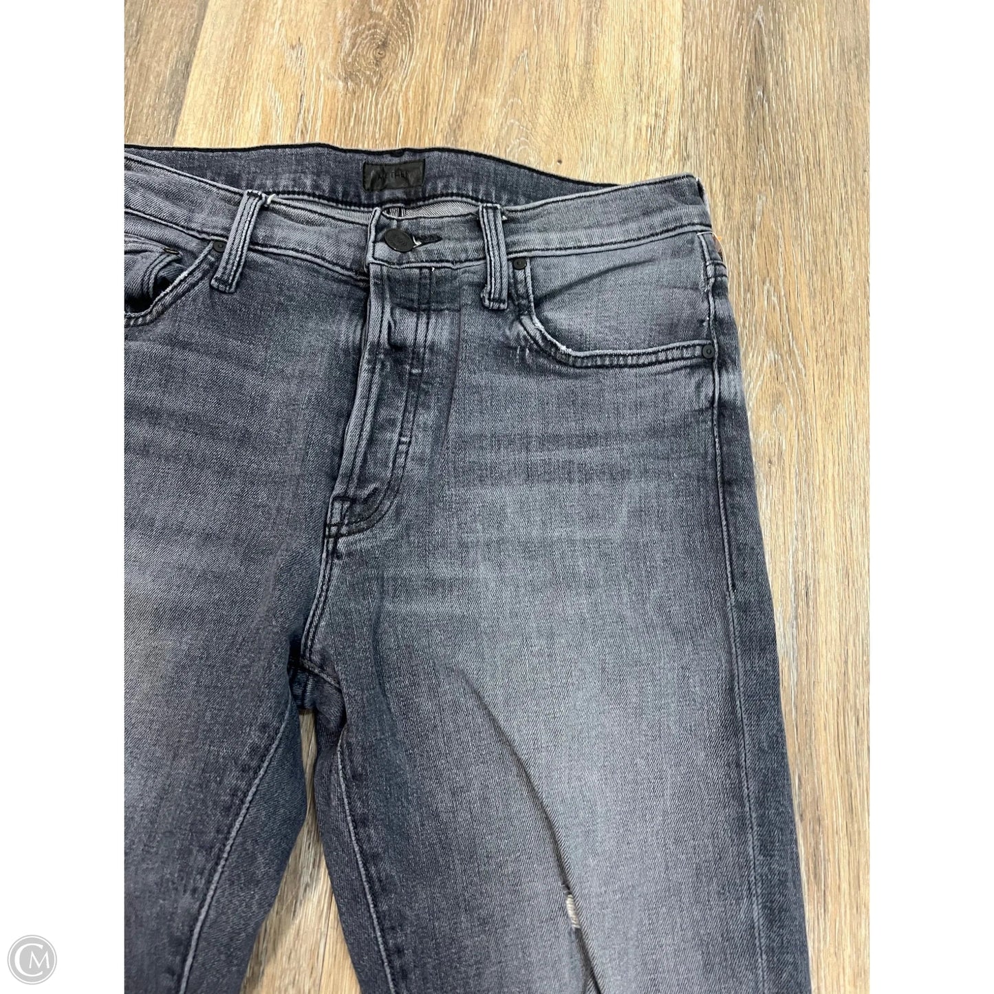 Jeans Straight By Mother In Grey Denim, Size: 2