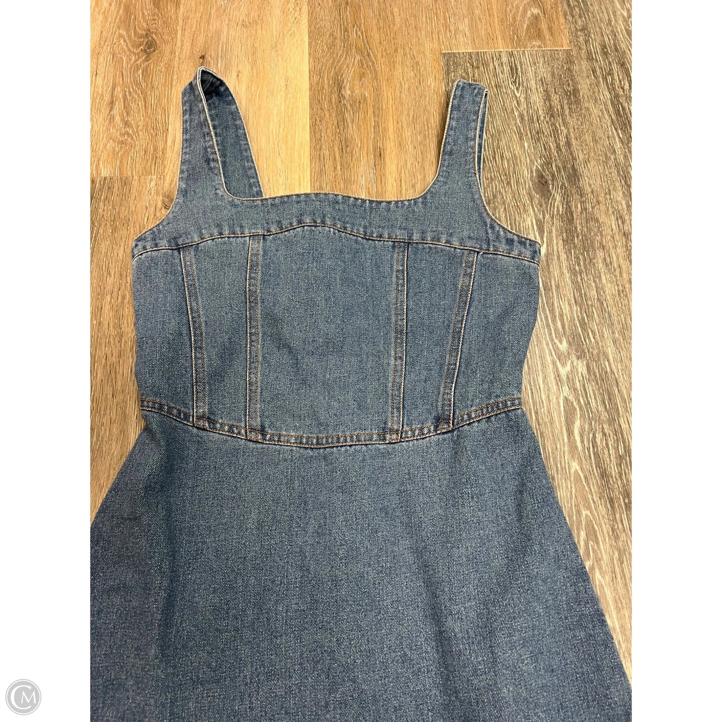 Dress Casual Short By Lulu In Blue Denim, Size: Xs
