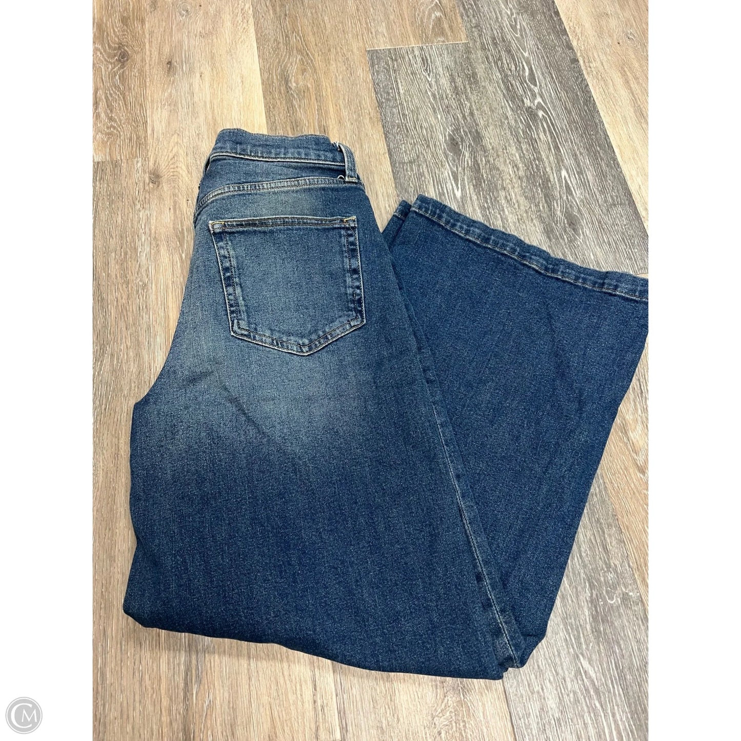 Jeans Wide Leg By Gap In Blue Denim, Size: 10