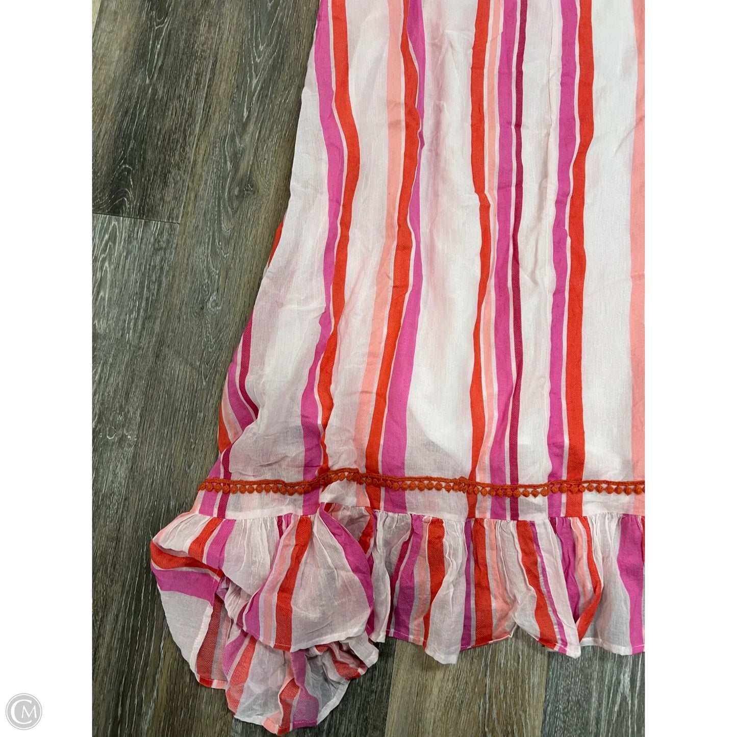 -Dress Casual Maxi By Thml In Pink & White, Size: S