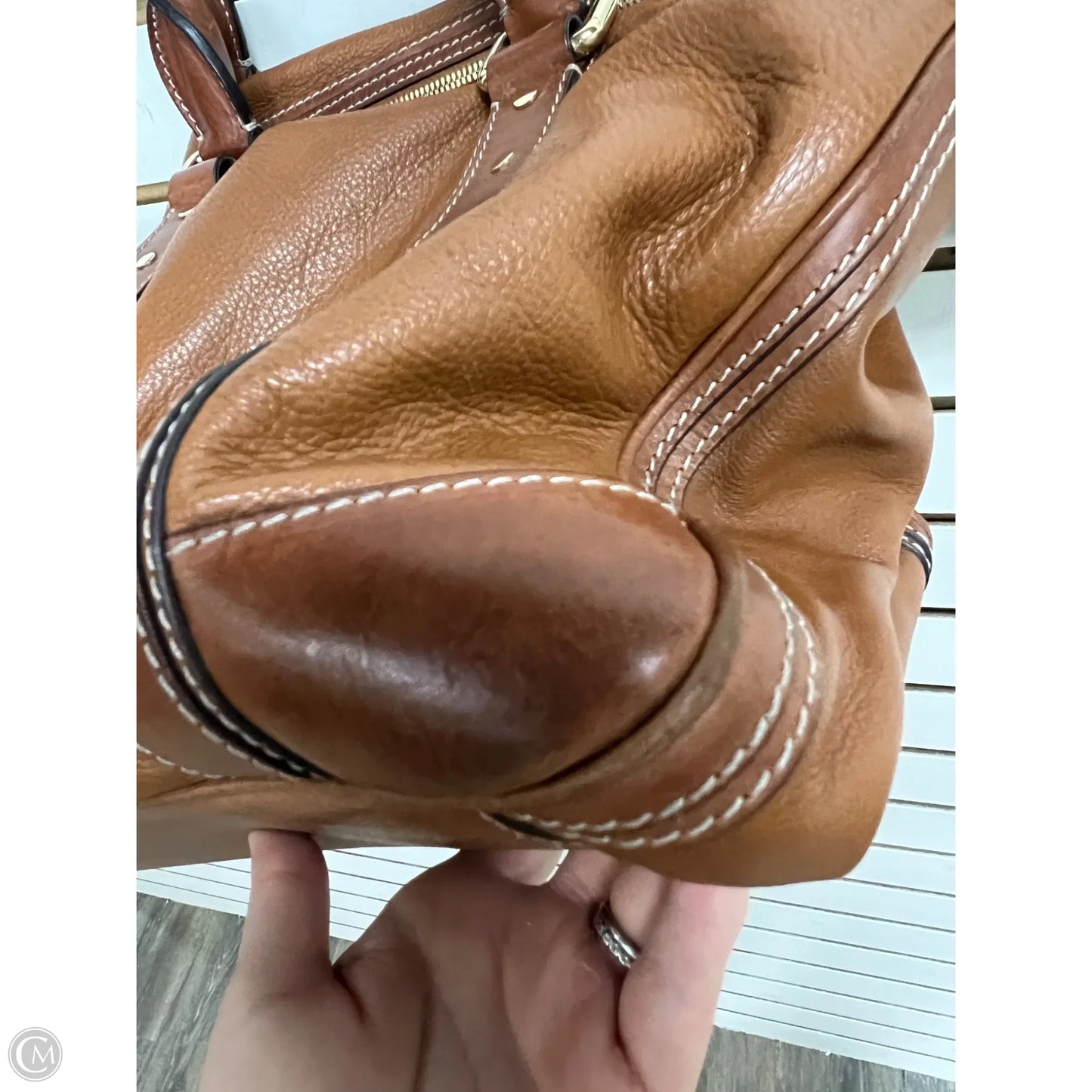 Handbag Luxury Designer By Burberry, Size: Large