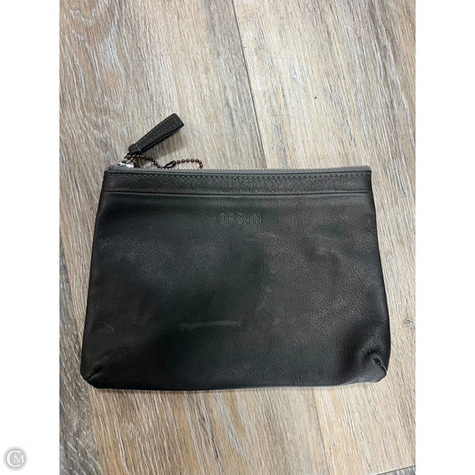 Clutch Leather By ORSYN, Size: Medium