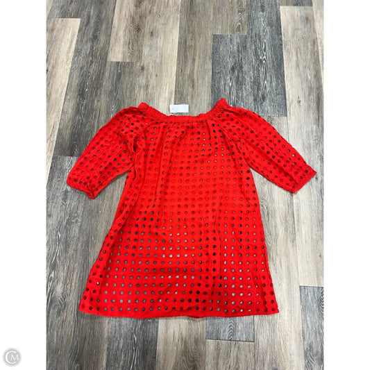 Swimwear Cover-up By Loft In Red, Size: M