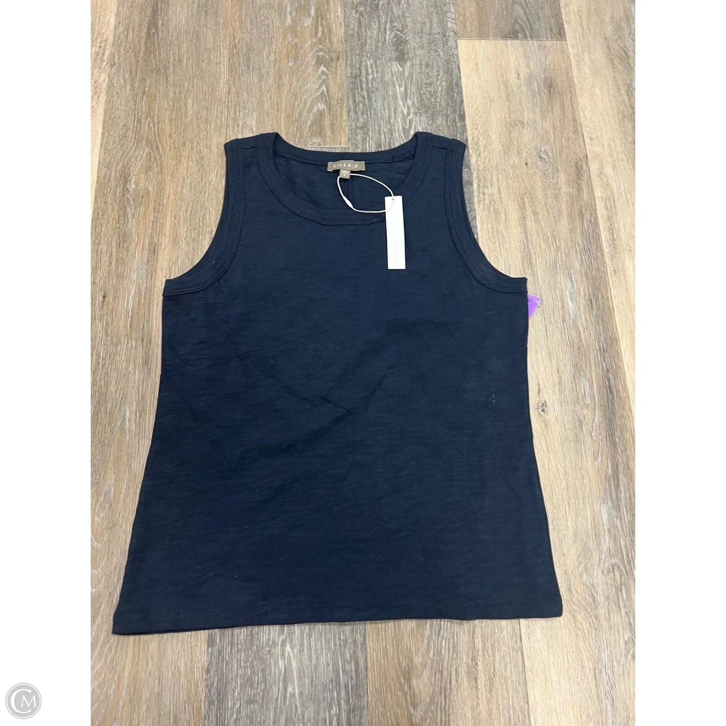 Top Sleeveless By Lilla P In Navy, Size: S