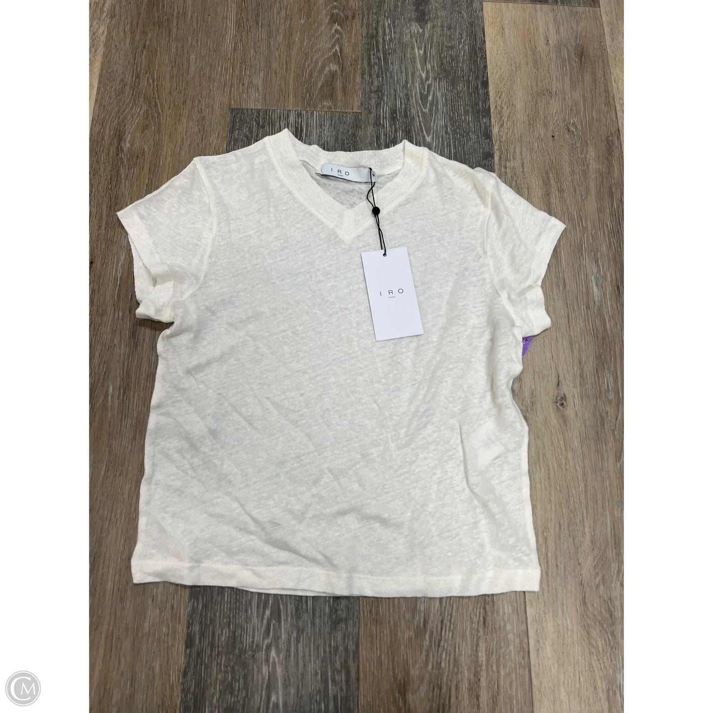 Top Short Sleeve By IRO In White, Size: M