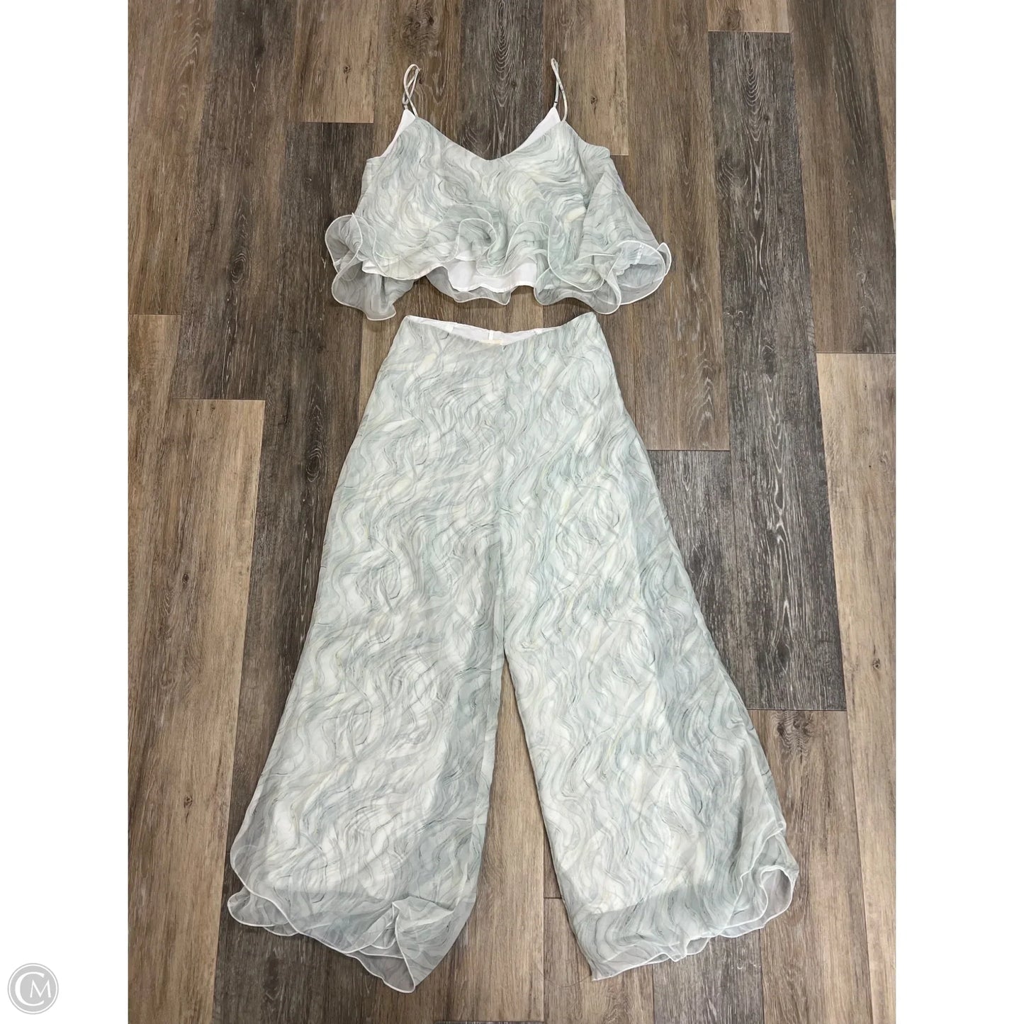 Pants Set 2pc By Lena In Grey, Size: S