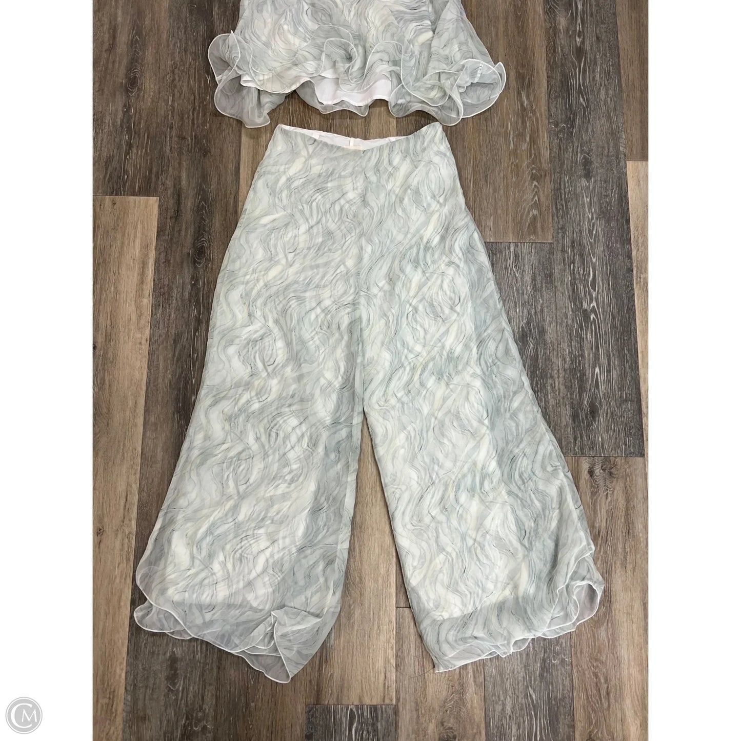 Pants Set 2pc By Lena In Grey, Size: S