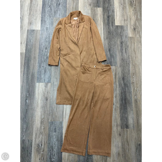 Pants Set 2pc By Skies Are Blue In Brown, Size: Xs