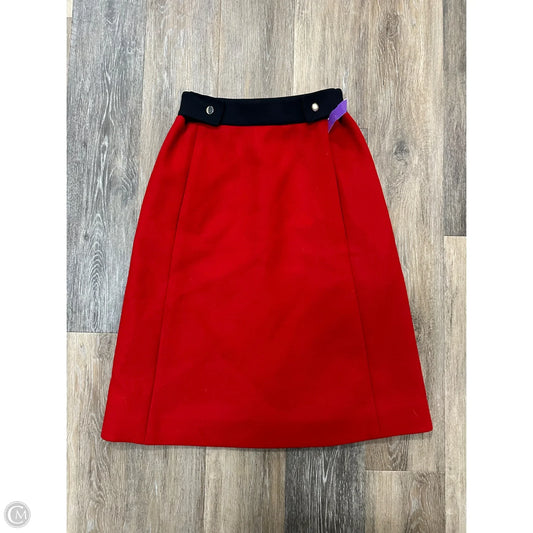 Skirt Luxury Designer By Chloe In Red, Size: S