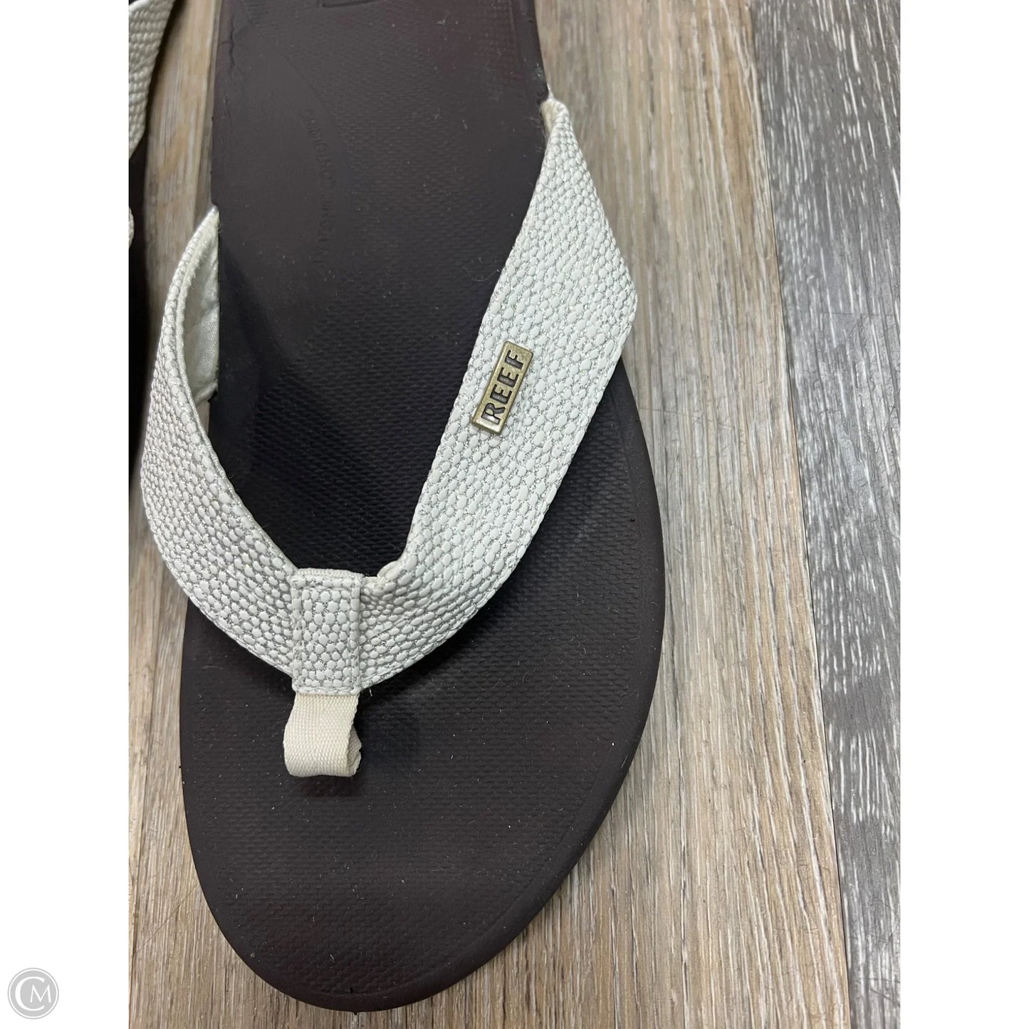 Sandals Flip Flops By Reef In White, Size: 11