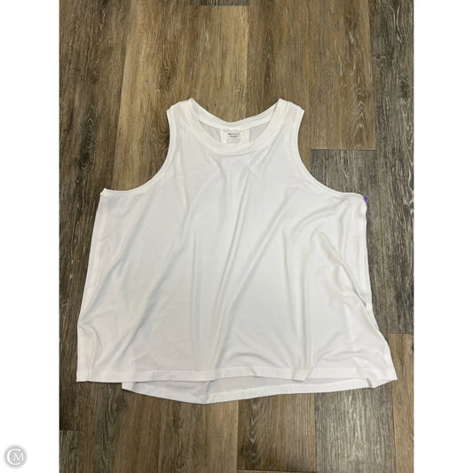 Tank Top By Athleta In White, Size: 2x