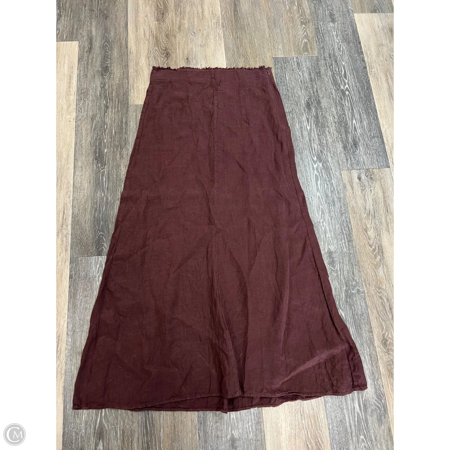 Skirt Maxi Linen By Zara In Brown, Size: S
