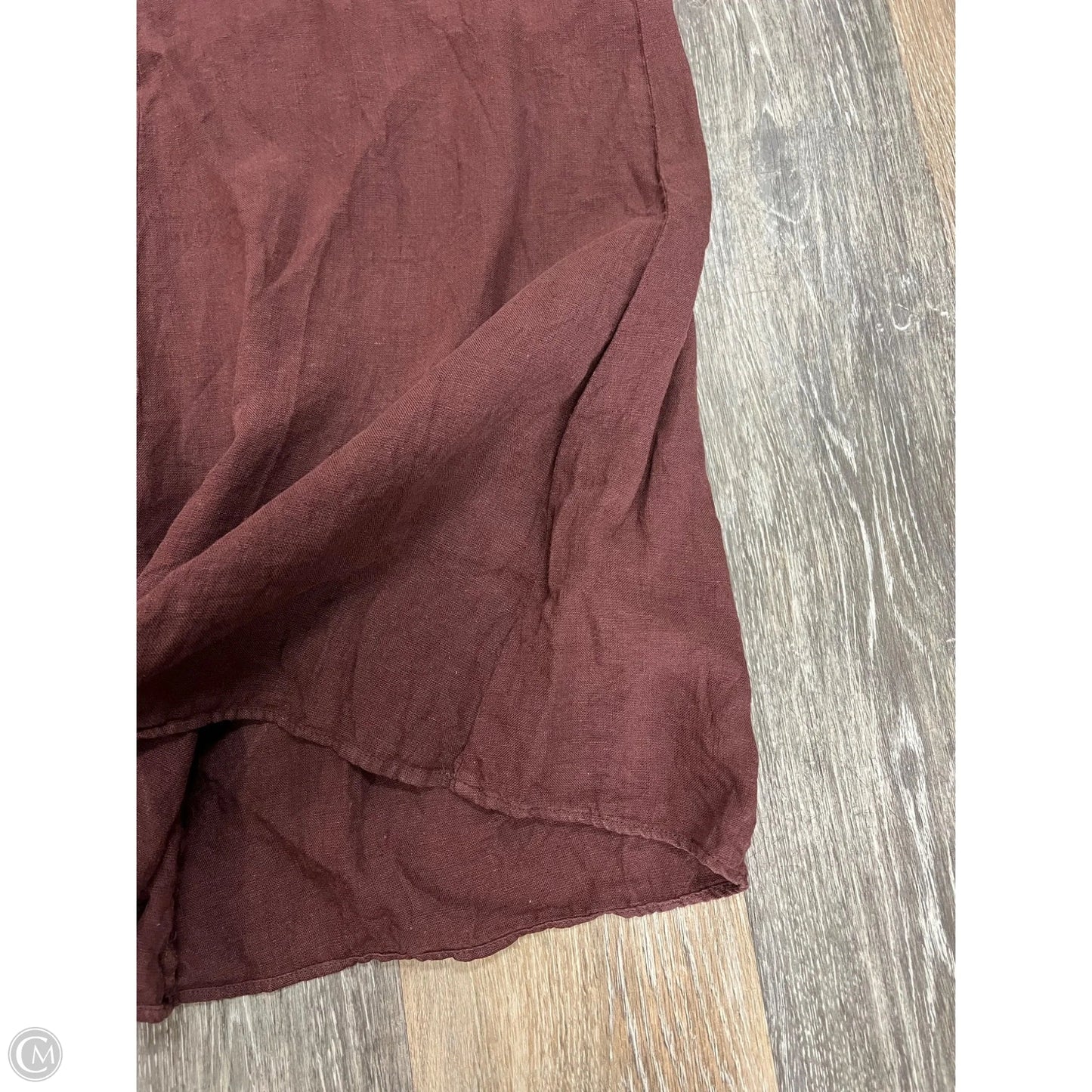 Skirt Maxi Linen By Zara In Brown, Size: S