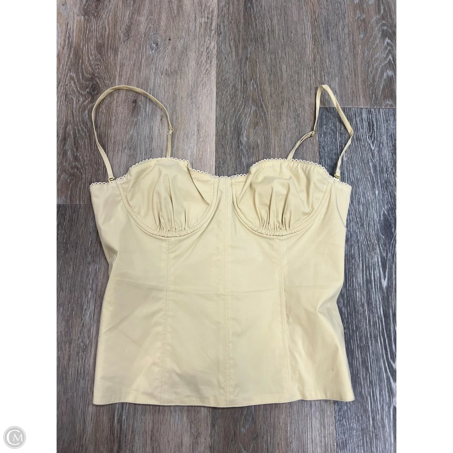 Top Sleeveless By We Wore What In Yellow, Size: 2