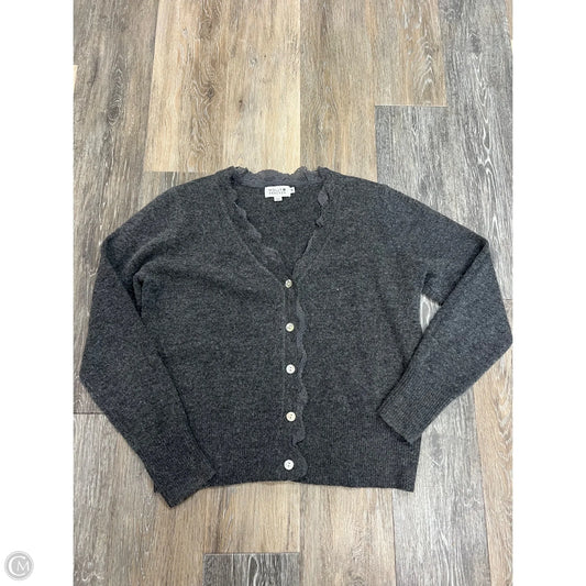 Sweater Cardigan By Molly Bracken In Grey, Size: M
