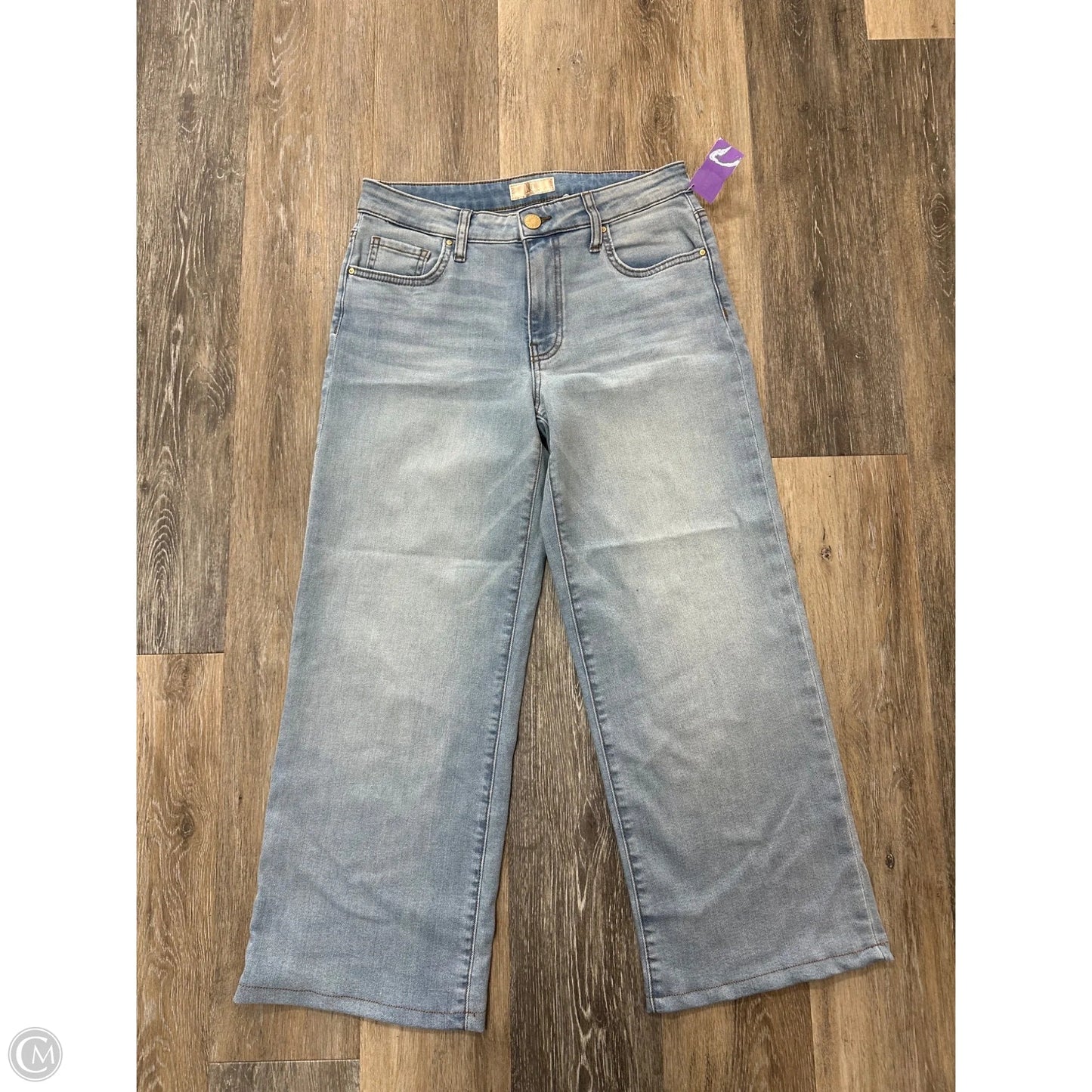 Jeans Cropped By Kut In Blue Denim, Size: 4