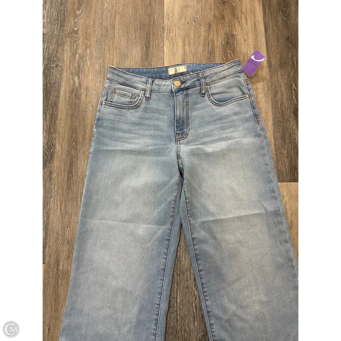 Jeans Cropped By Kut In Blue Denim, Size: 4